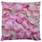 Romantic Pink Rose Petals Floral  Standard Flano Cushion Case (One Side) Front