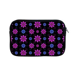 Stylized Dark Floral Pattern Apple Macbook Pro 13  Zipper Case by dflcprints