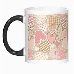 Cute Romantic Hearts Pattern Morph Mugs by yoursparklingshop