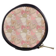 Cute Romantic Hearts Pattern Mini Makeup Bags by yoursparklingshop