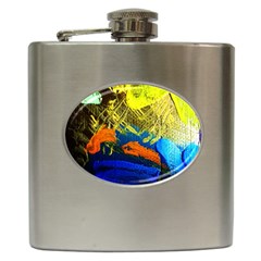 I Wonder 2 Hip Flask (6 Oz) by bestdesignintheworld