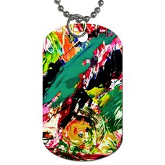 Tulips First Sprouts 2 Dog Tag (one Side) by bestdesignintheworld