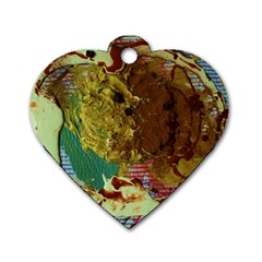 Doves Matchmaking 2 Dog Tag Heart (two Sides) by bestdesignintheworld