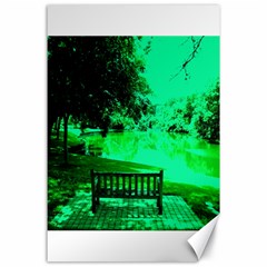 Lake Park 20 Canvas 24  X 36  by bestdesignintheworld