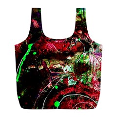 Bloody Coffee 2 Full Print Recycle Bags (l)  by bestdesignintheworld