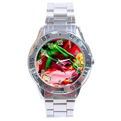 Red Cross 4 Stainless Steel Analogue Watch