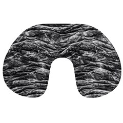 Dark Skin Texture Pattern Travel Neck Pillows