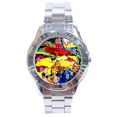 Yellow Roses 3 Stainless Steel Analogue Watch by bestdesignintheworld