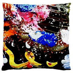 Smashed Butterfly 5 Large Flano Cushion Case (one Side) by bestdesignintheworld