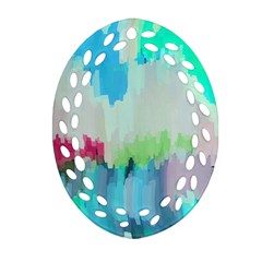 Abstract Background Oval Filigree Ornament (two Sides) by Modern2018