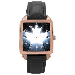 Portrait Panther Rose Gold Leather Watch  by Modern2018