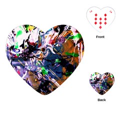 Jealousy   Battle Of Insects 6 Playing Cards (heart)  by bestdesignintheworld