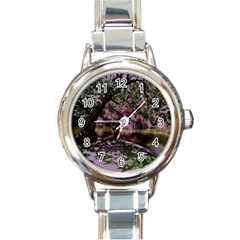 Old Tree 6 Round Italian Charm Watch by bestdesignintheworld