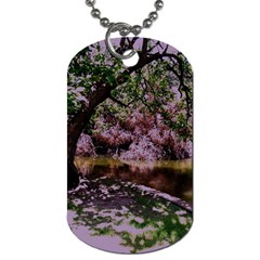 Old Tree 6 Dog Tag (one Side) by bestdesignintheworld