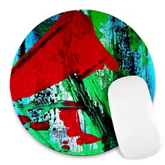 Humidity 5 Round Mousepads by bestdesignintheworld