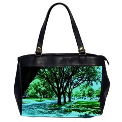 Hot Day In Dallas 5 Office Handbags (2 Sides)  by bestdesignintheworld