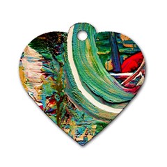 Matters Most 3 Dog Tag Heart (one Side) by bestdesignintheworld