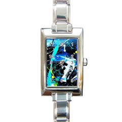 My Brain Reflecrion 1/1 Rectangle Italian Charm Watch by bestdesignintheworld