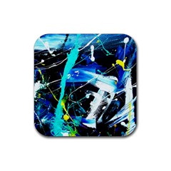 My Brain Reflecrion 1/1 Rubber Coaster (square)  by bestdesignintheworld