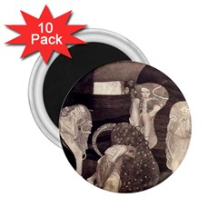 Jurisprudence - Gustav Klimt 2 25  Magnets (10 Pack) 
