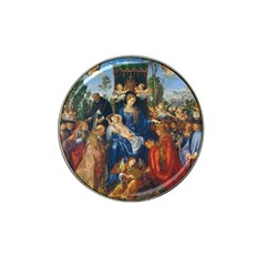 Feast Of The Rosary - Albrecht Dürer Hat Clip Ball Marker (10 Pack) by Valentinaart