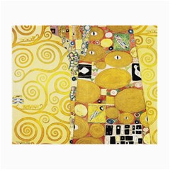 The Embrace - Gustav Klimt Small Glasses Cloth by Valentinaart