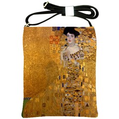 Adele Bloch-bauer I - Gustav Klimt Shoulder Sling Bags by Valentinaart