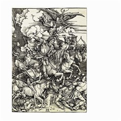 Four Horsemen Of The Apocalypse - Albrecht Dürer Large Garden Flag (two Sides) by Valentinaart