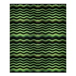 Modern Wavy Stripes Pattern Shower Curtain 60  x 72  (Medium)  60 x72  Curtain