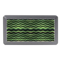 Modern Wavy Stripes Pattern Memory Card Reader (mini) by dflcprints