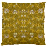 Golden Stars In Modern Renaissance Style Large Cushion Case (Two Sides) Back