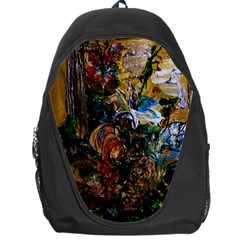 Flowers And Mirror Backpack Bag by bestdesignintheworld