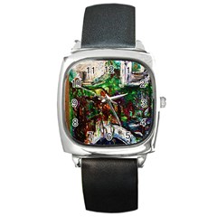 Gatchina Park 4 Square Metal Watch by bestdesignintheworld