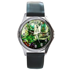 Gatchina Park 3 Round Metal Watch by bestdesignintheworld