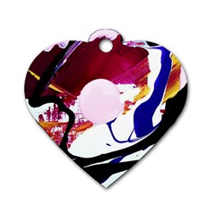 Immediate Attraction 8 Dog Tag Heart (one Side) by bestdesignintheworld