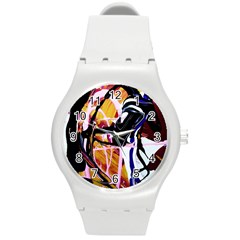 Immediate Attraction 2 Round Plastic Sport Watch (m) by bestdesignintheworld