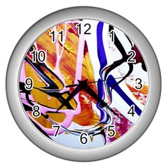 Immediate Attraction 6 Wall Clocks (silver)  by bestdesignintheworld