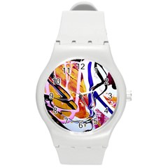 Immediate Attraction 6 Round Plastic Sport Watch (m) by bestdesignintheworld