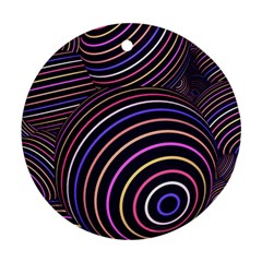 Abtract Colorful Spheres Ornament (round) by Modern2018