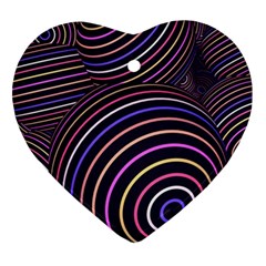 Abtract Colorful Spheres Ornament (Heart)