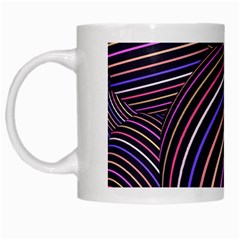 Abtract Colorful Spheres White Mugs