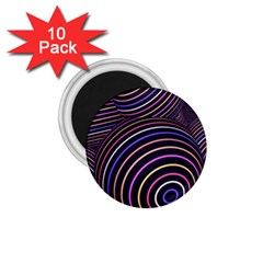 Abtract Colorful Spheres 1.75  Magnets (10 pack) 