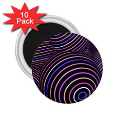 Abtract Colorful Spheres 2.25  Magnets (10 pack) 