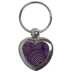 Abtract Colorful Spheres Key Chains (Heart) 