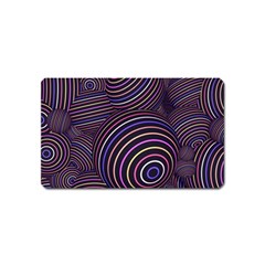 Abtract Colorful Spheres Magnet (Name Card)