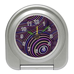 Abtract Colorful Spheres Travel Alarm Clocks by Modern2018