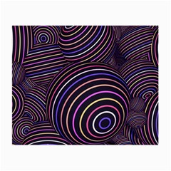 Abtract Colorful Spheres Small Glasses Cloth (2-Side)