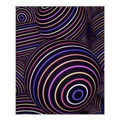 Abtract Colorful Spheres Shower Curtain 60  x 72  (Medium) 