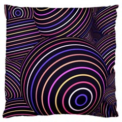 Abtract Colorful Spheres Large Cushion Case (Two Sides)