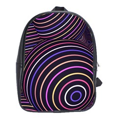 Abtract Colorful Spheres School Bag (xl)